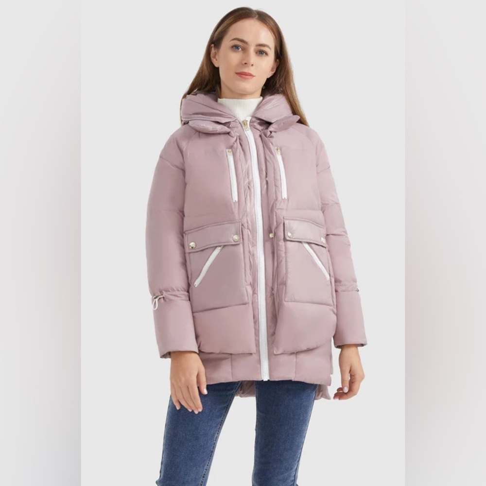 🔥🔥🔥NEW Orolay 092 Universe® Thickened Sepia Rose Puffer Down Jacket Coat